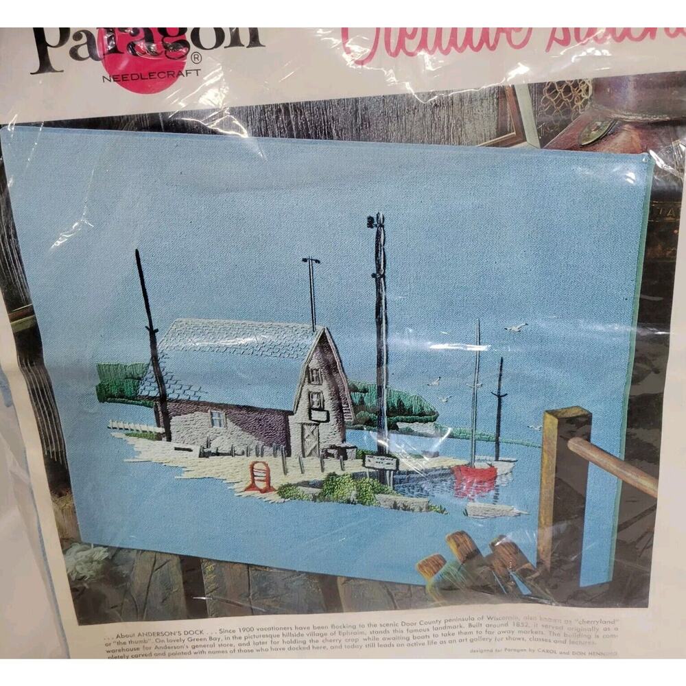 Paragon Needlecraft Creative Stitchery Door County Wisconsin Anderson's Dock Kit